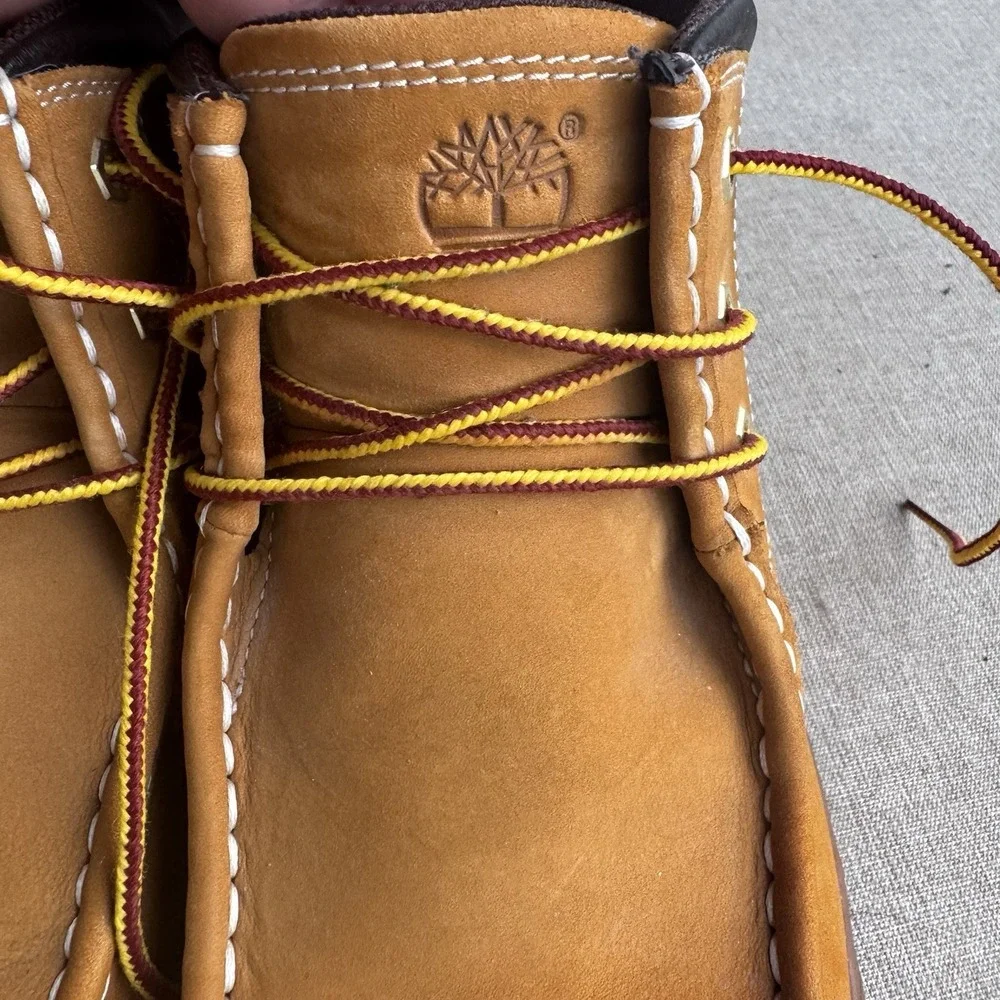 Men's Timberland 'Wallabe Style' Casual Mid Boots Wheat Gum Sole Size 11.5 US